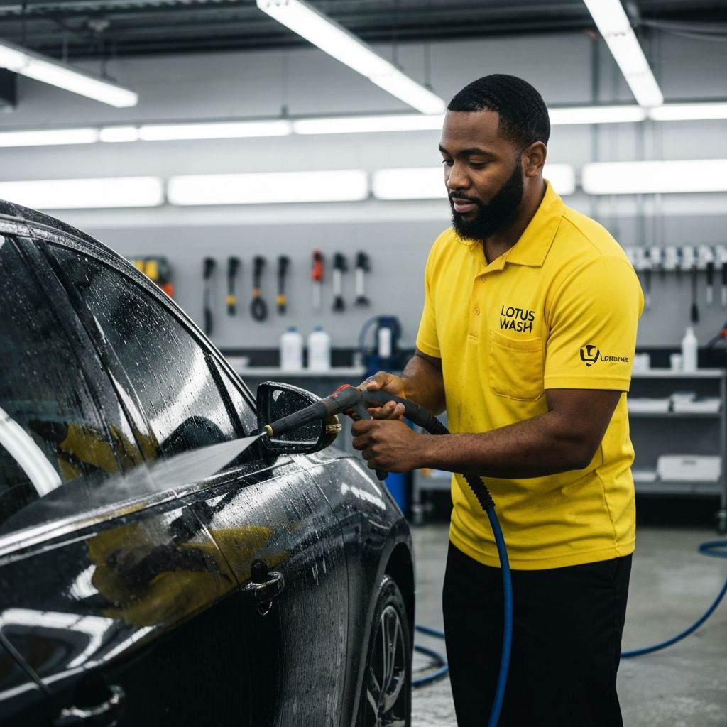 Professional car washing service