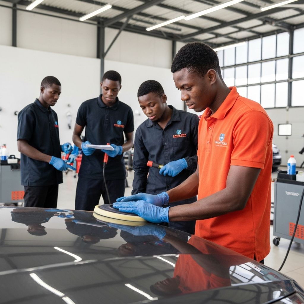 Young professionals in training